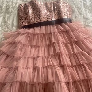 Beautiful dress size 11  Delias Brand rose gold. $40